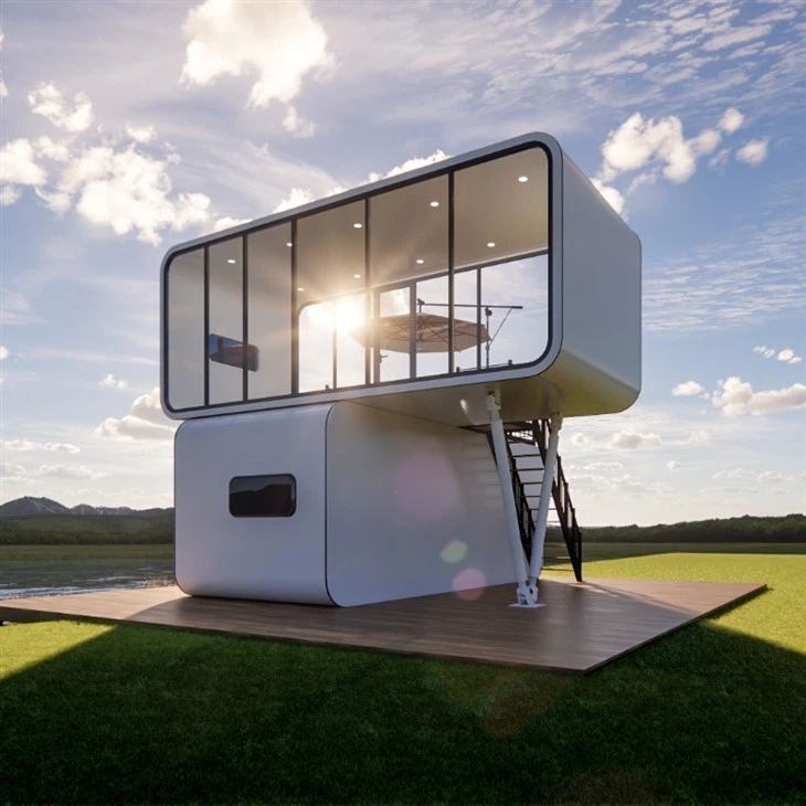 Two Layer Apple Cabin Prefab House suppliers